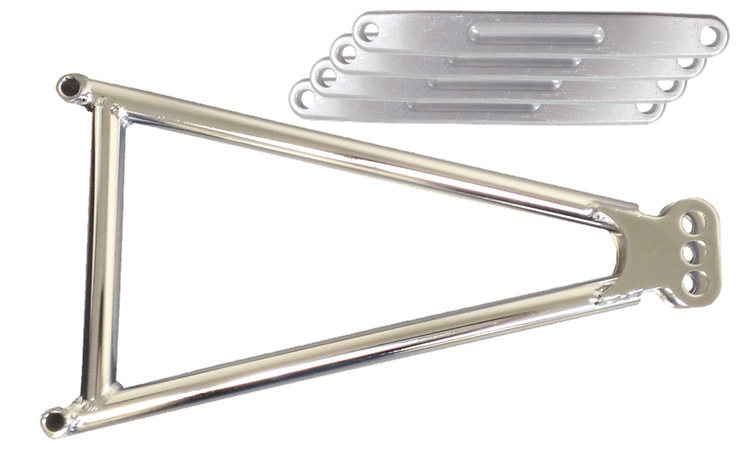 Triple X SC-SU-3308 - Jacobs Ladder 14in w/Straps Plated 3-Hole