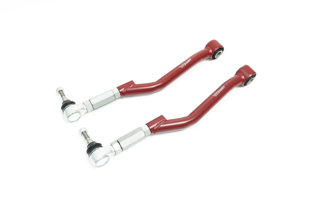 TruHart TH-L105 - Rear Toe Control Arms Red For 14+ Lexus IS, RWD 13+ Lexus GS RWD 15+ Lexus RC
