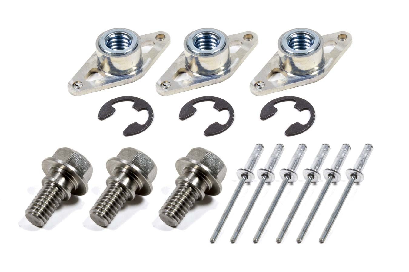 Triple X SC-WH-7821 - Wheel Cover Retainer Kit 1-3/8 SS Bolt 3-Pack