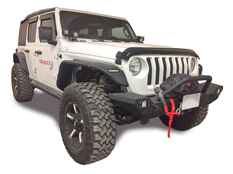 TrailFX JL05FF - Textured Powder Coated Black TrailFX JL05FF - Textured Powder Coated Black