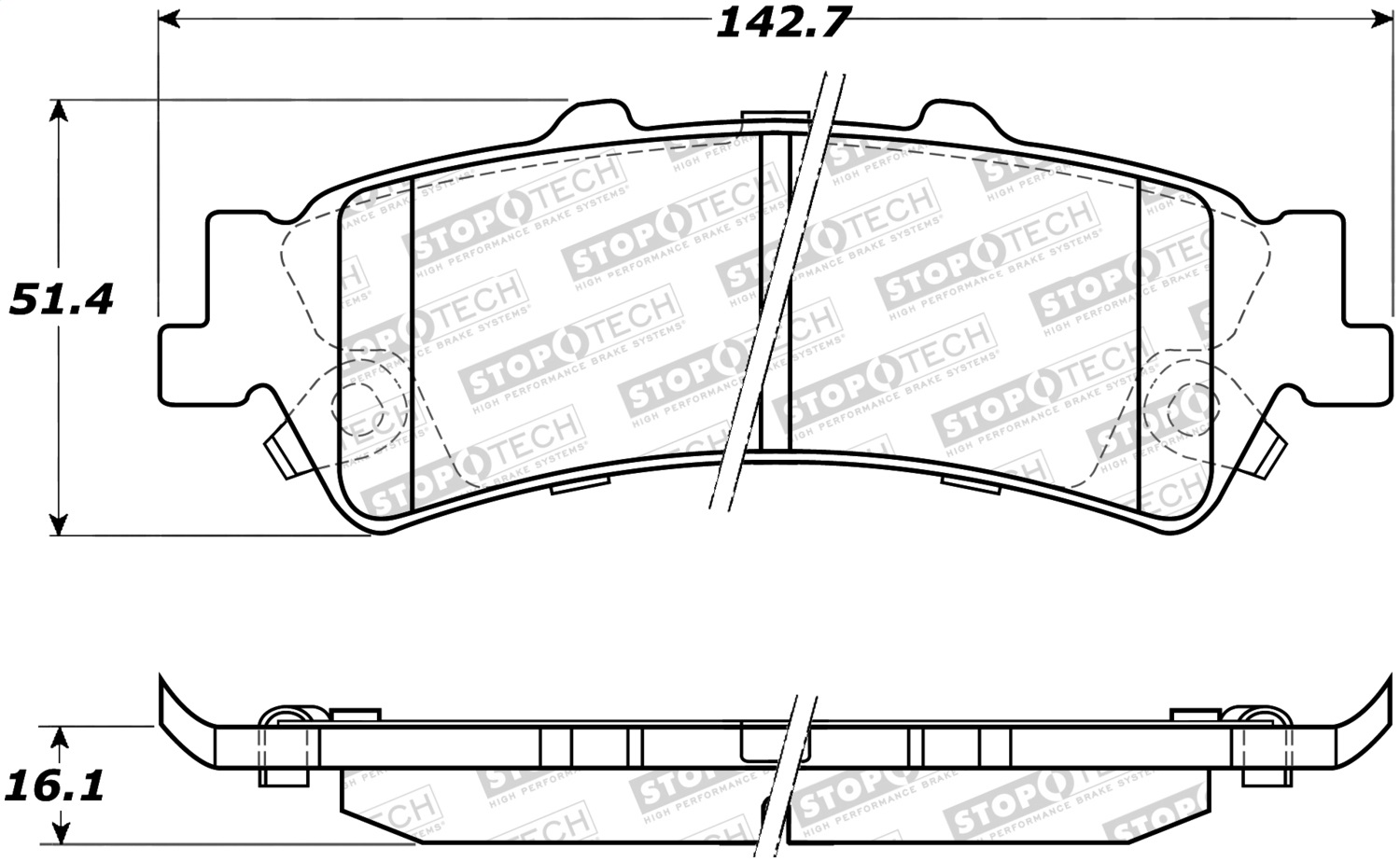 StopTech 308.07920 - Street Brake Pads