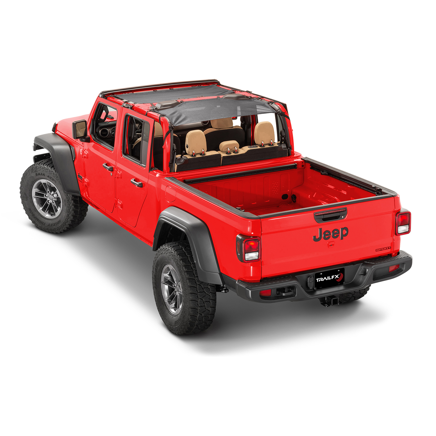 TrailFX MBT007 - Fit With Factory Hrd Top Or Sft Top