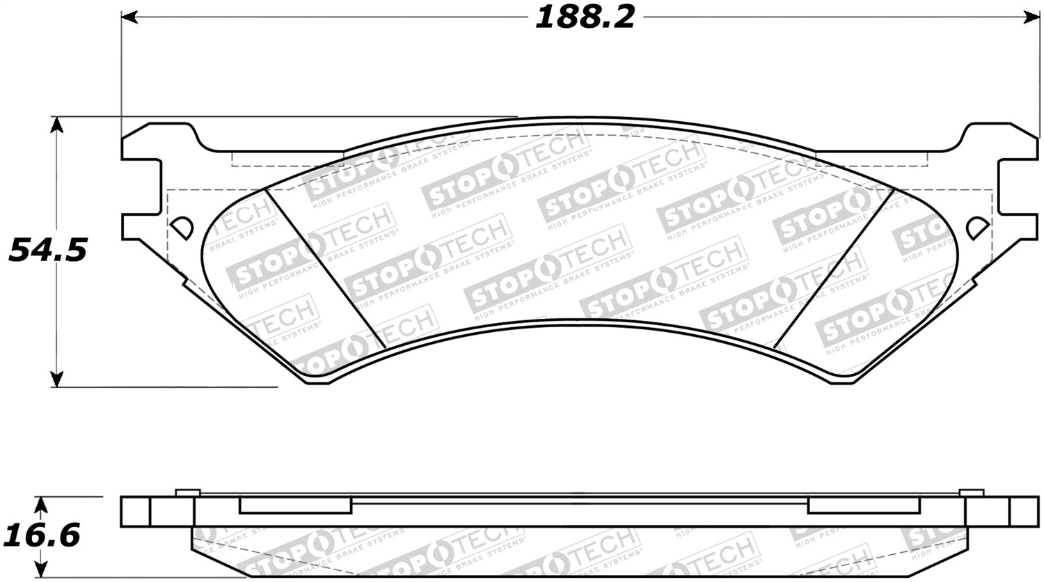 StopTech 308.08020 - Street Brake Pads StopTech 308.08020 - Street Brake Pads