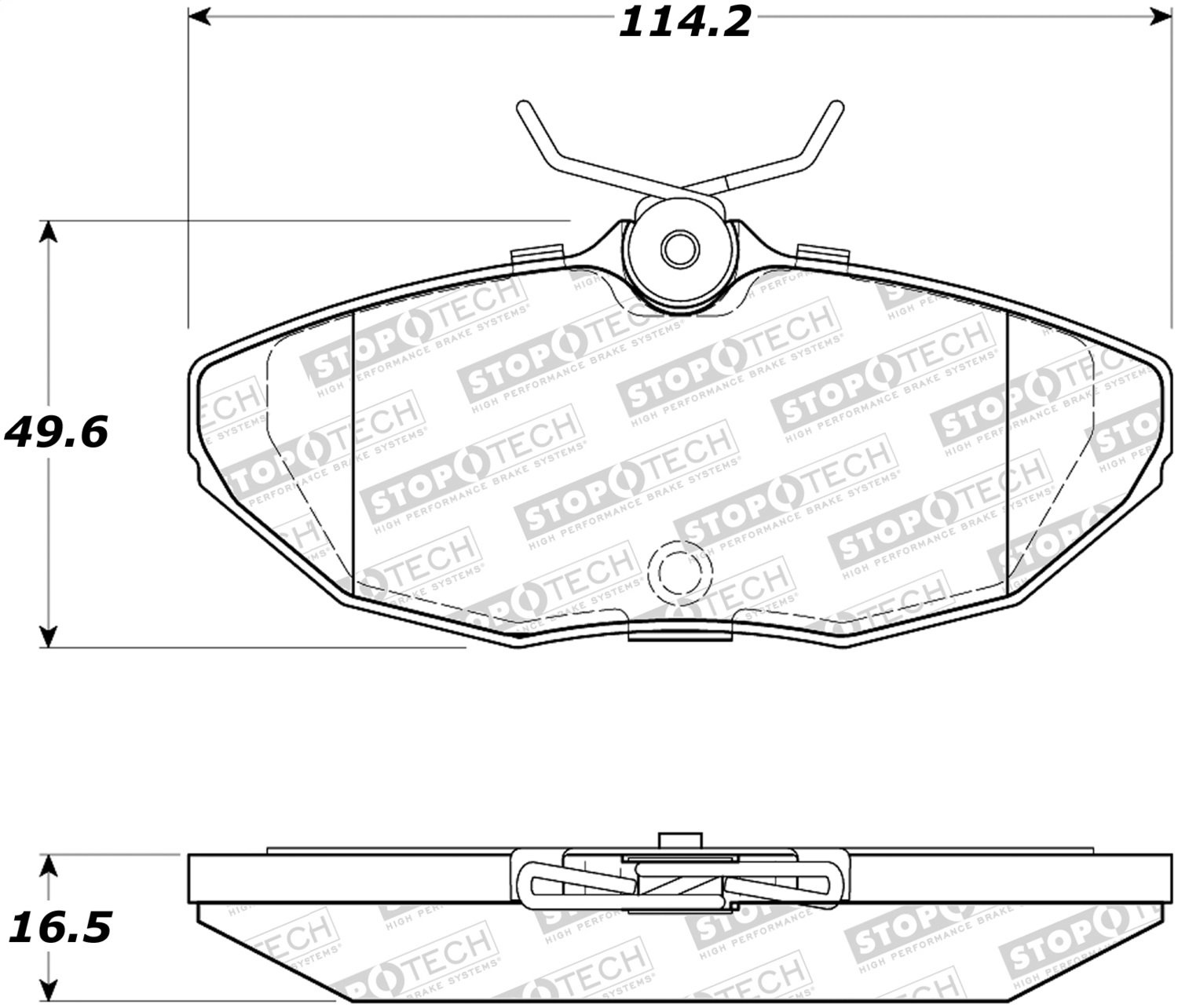 StopTech 308.08060 - Street Brake Pads StopTech 308.08060 - Street Brake Pads
