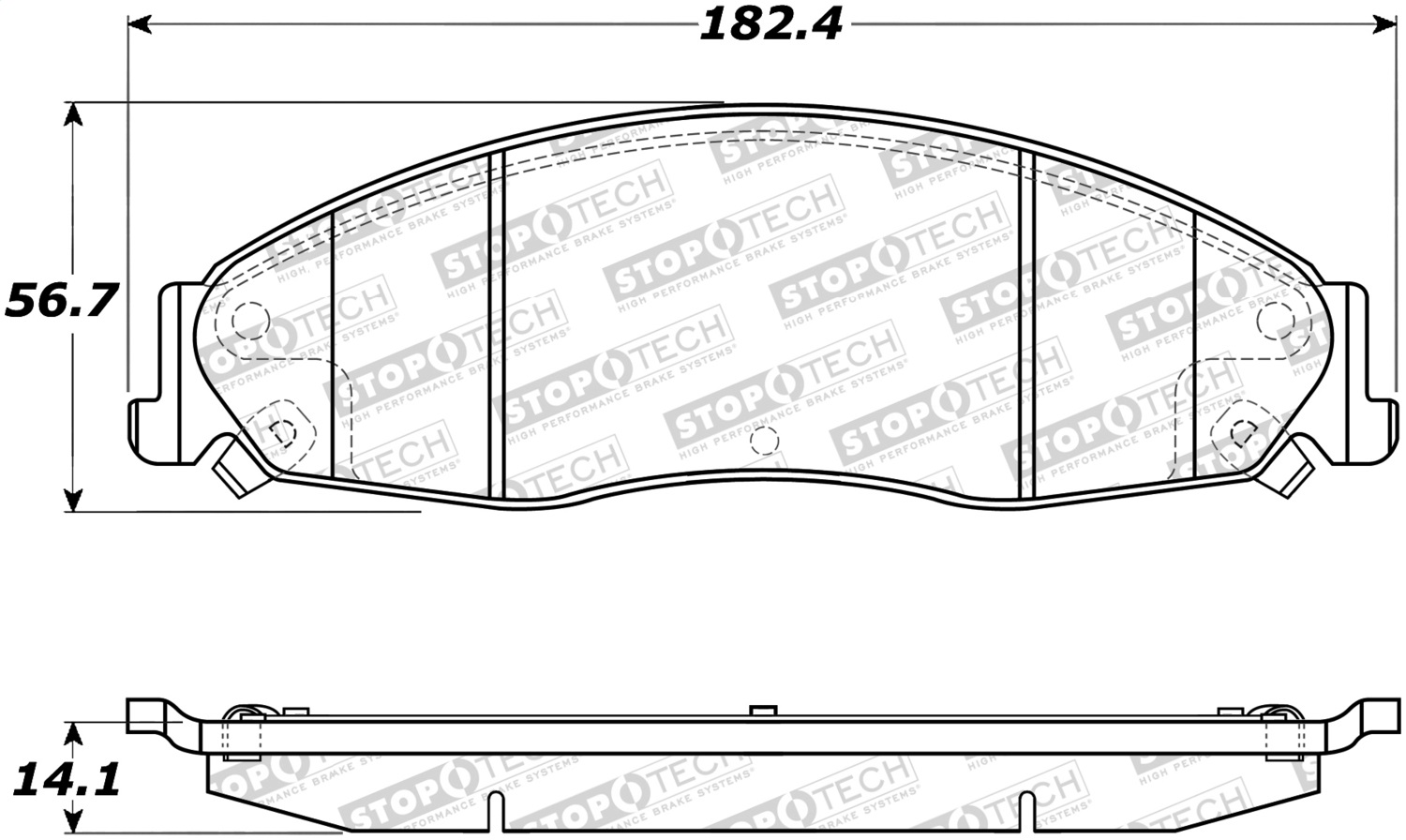 StopTech 308.09210 - Street Brake Pads