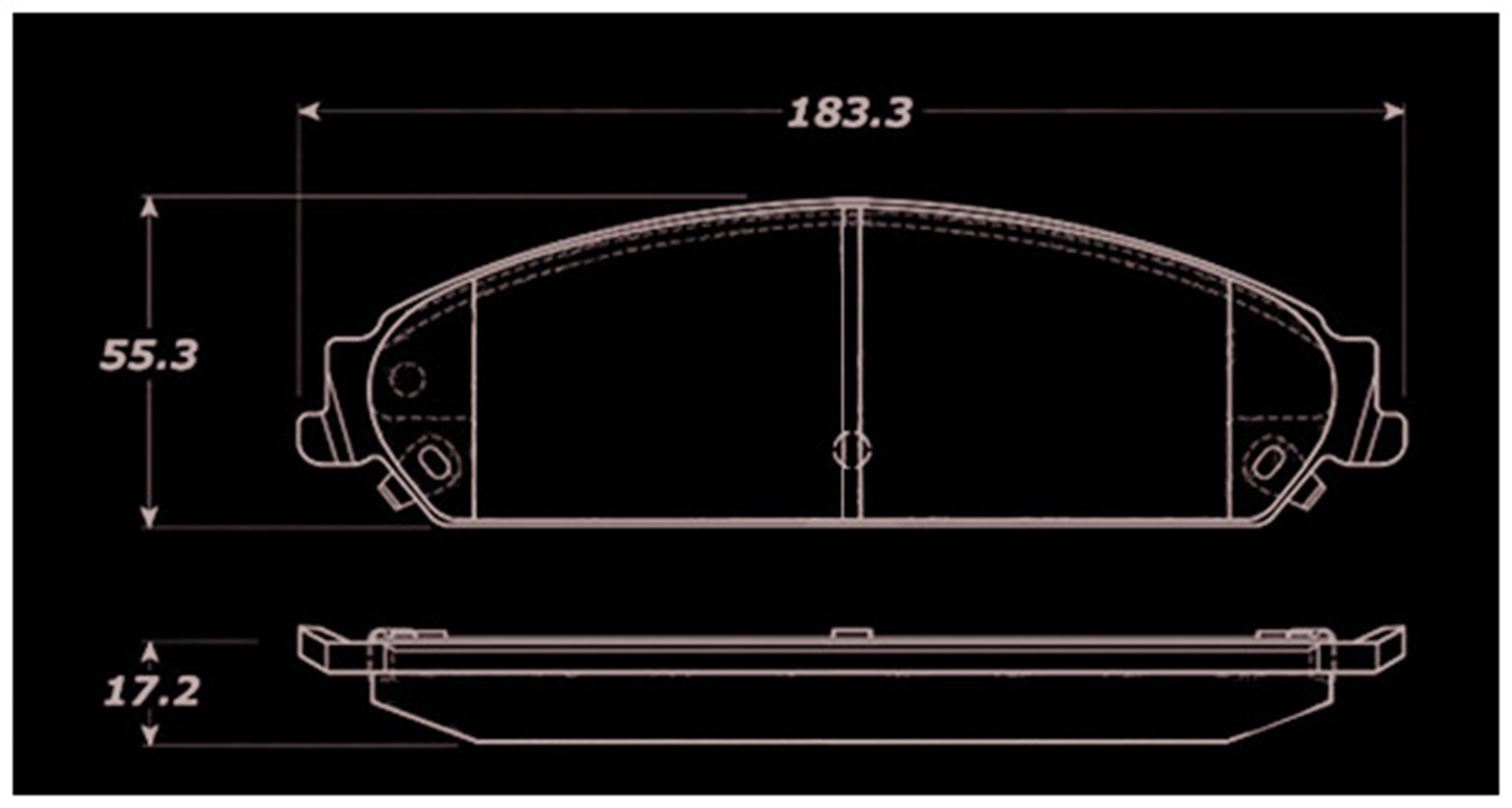StopTech 308.10580 - Street Brake Pads with Shims and Hardware