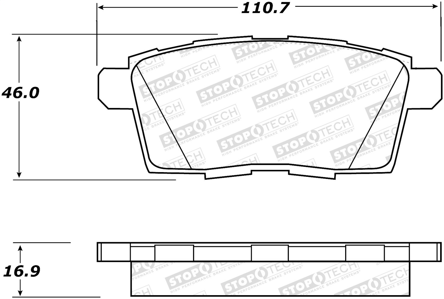 StopTech 308.12590 - Street Brake Pads