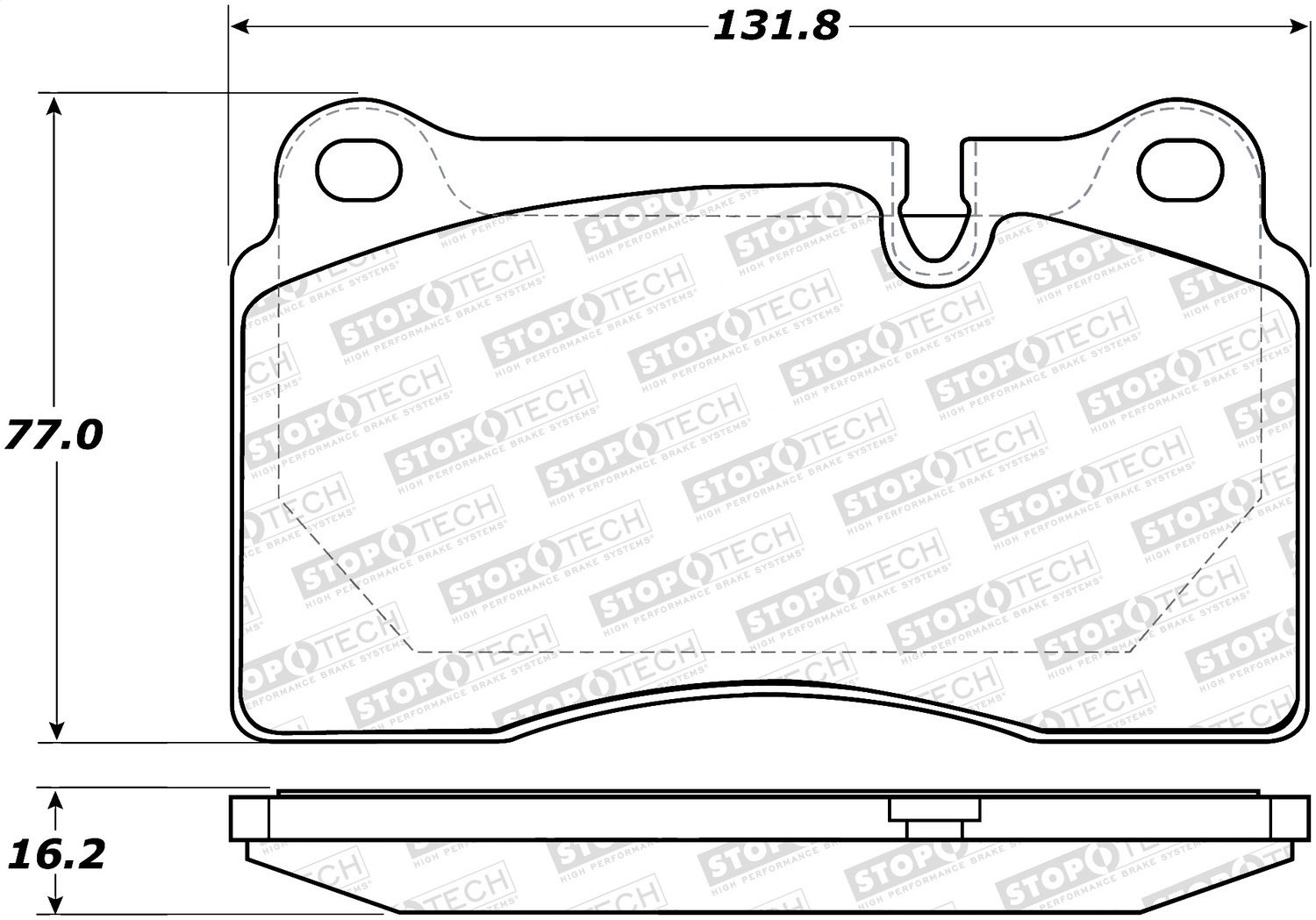 StopTech 308.12630 - Street Brake Pads