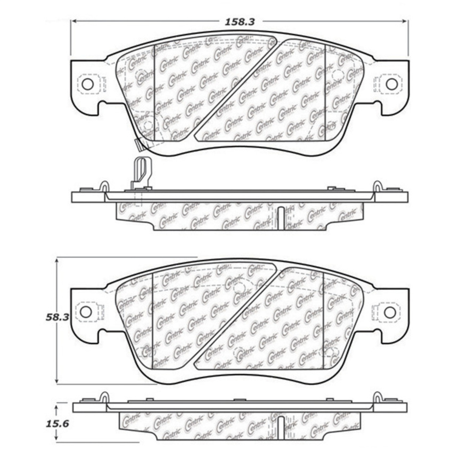 StopTech 308.12870 - Street Touring 07-08 Infiniti G35 2WD Sedan Front Brake Pads StopTech 308.12870 - Street Touring 07-08 Infiniti G35 2WD Sedan Front Brake Pads