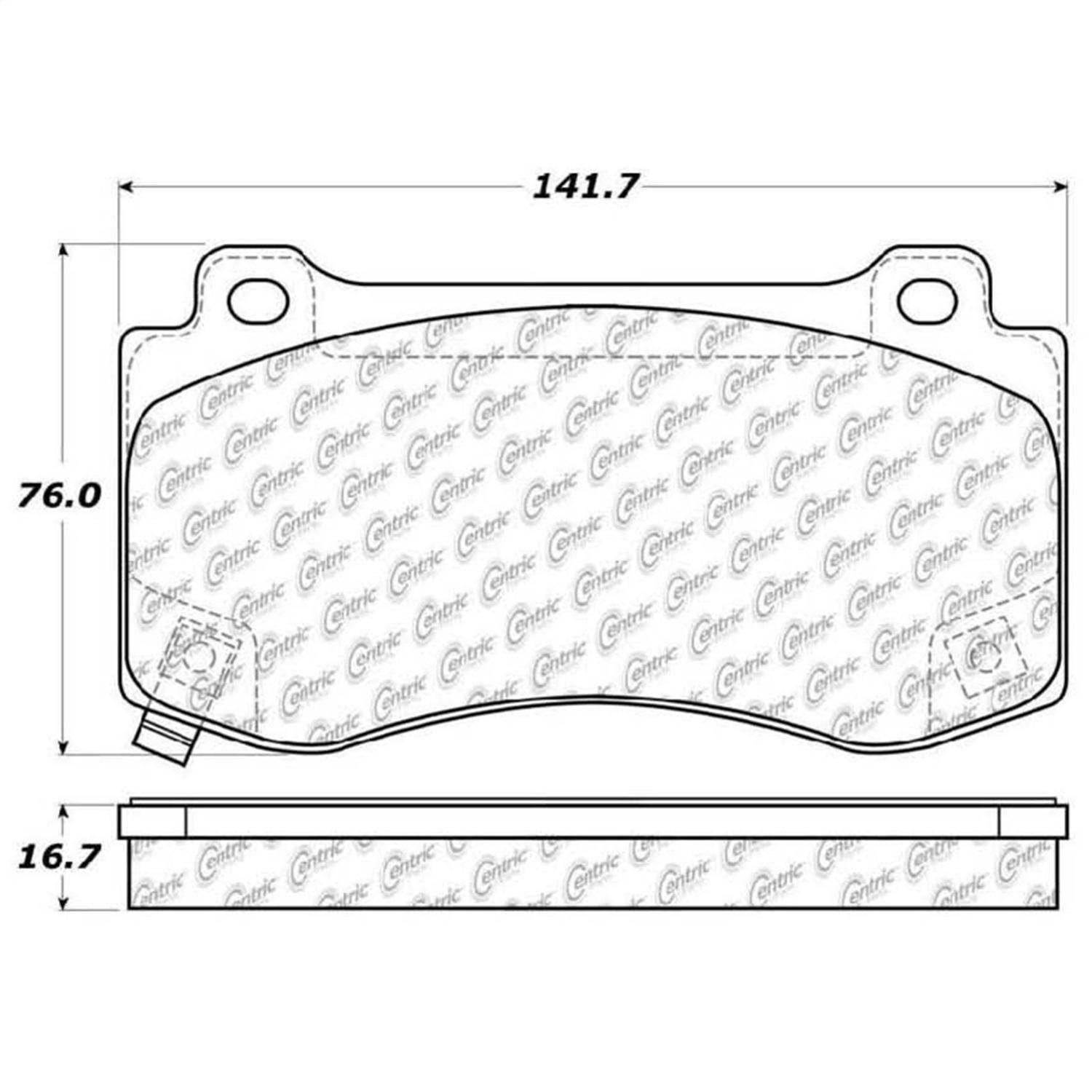 StopTech 308.11490 - Street Brake Pads with Shims and Hardware