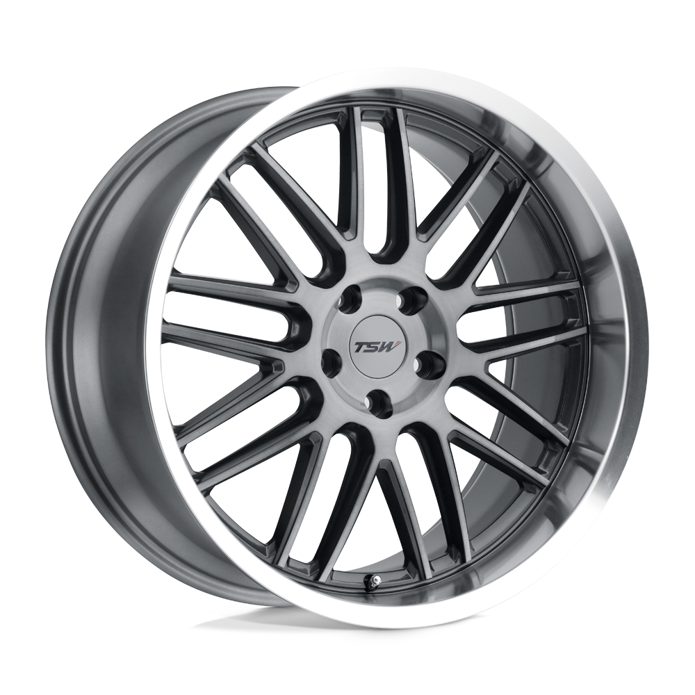 TSW Wheels 2010AVA405120G76 - Avalon 20X10 Gunmetal W/ Brushed Gunmetal Face & Machined Lip