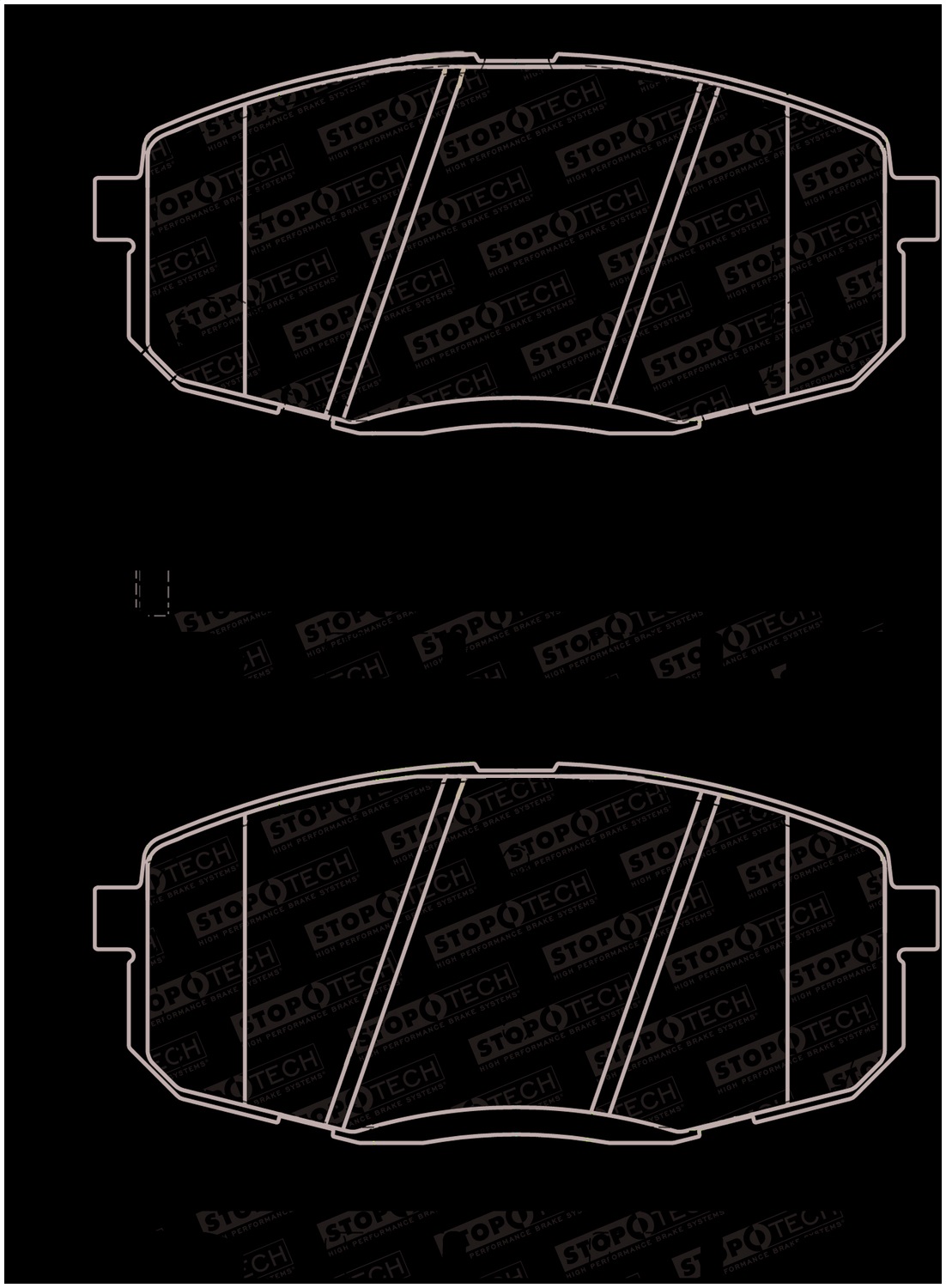 StopTech 308.13972 - 14-16 Kia Soul Street Performance Front Brake Pads StopTech 308.13972 - 14-16 Kia Soul Street Performance Front Brake Pads