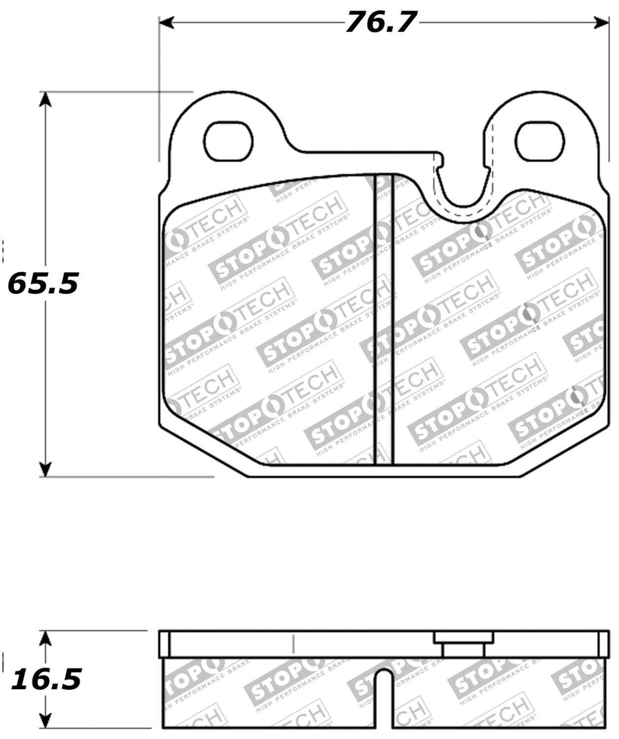 StopTech 309.01740 - Performance Brake Pads