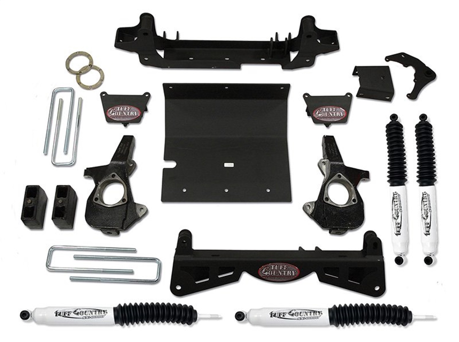 Tuff Country 14993 - 4 Inch Lift Kit 01-10 Silverado/Sierra 2500HD w/3 Piece Sub Frame