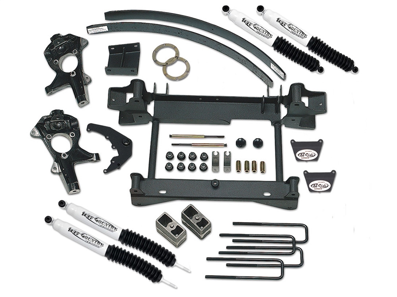 Tuff Country 14956KN - 4 Inch Lift Kit 2006 Silverado/Sierra 1500 w/ SX8000 Shocks w/One Piece Sub Frame Fits Models w/o Factory Air Ride Shocks Tuff Country 14956KN - 4 Inch Lift Kit 2006 Silverado/Sierra 1500 w/ SX8000 Shocks w/One Piece Sub Frame Fits Models w/o Factory Air Ride Shocks