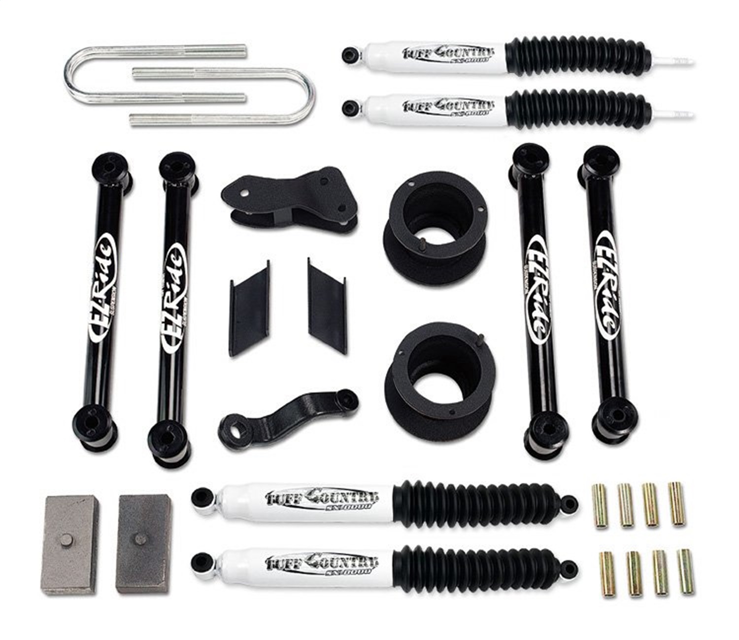 Tuff Country 34003 - 4.5 Inch Lift Kit 03-07 Dodge Ram 2500/3500 with Coil Spring Spacers and Rear Blocks Fits Vehicles Built June 30 2007 and Earlier