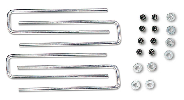 Tuff Country 37755 - Rear Axle U-Bolts 94-02 Dodge Ram 2500/3500 4WD W/ Contact Overloads Lifted w/5.5 Inch Blocks