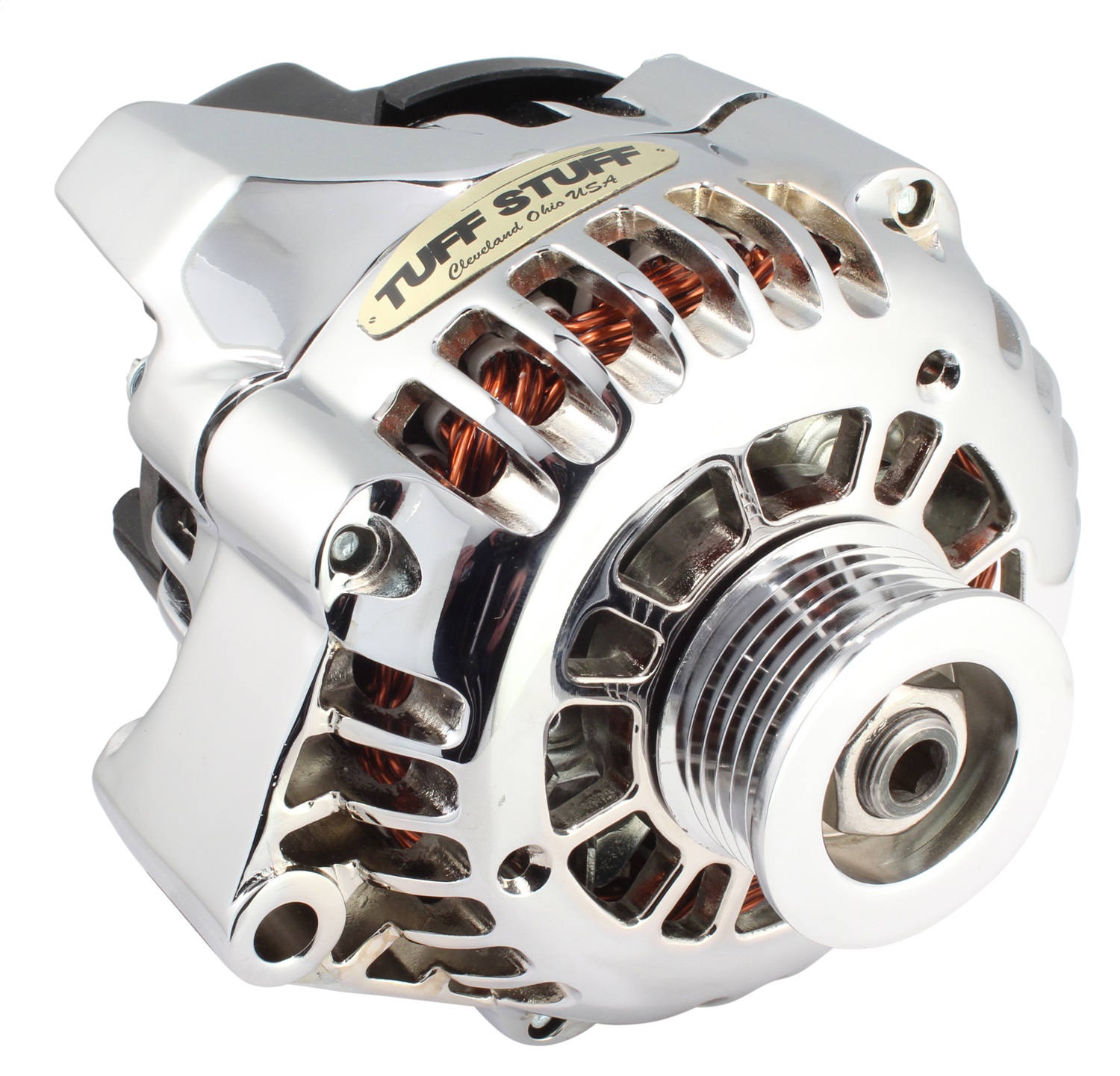 Tuff Stuff Performance Accessories 8242NAP - GM LS1 Alternator 125A Polished Aluminum