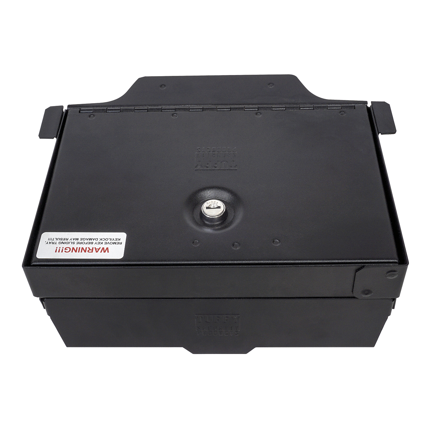 Tuffy Security 354-01 - Console Safe 19-22 Ram 1500/2500/3500 w/ Fixed Floor Console w/o Sliding Console Trays with Cup Holder Lids  Security Products
