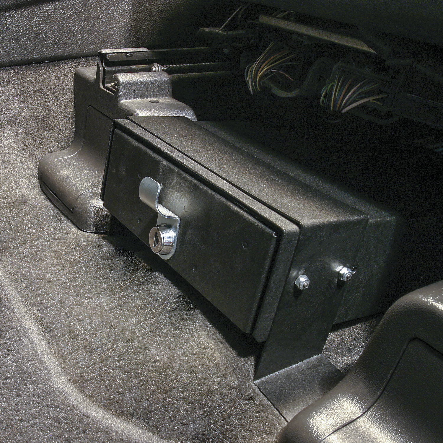 Tuffy Security 335-01 - Front Underseat Drawer - 11-21 Explorer {Exc. Limited, Sport, ST} w/ Sufficient Mounting Space Black  Security Products