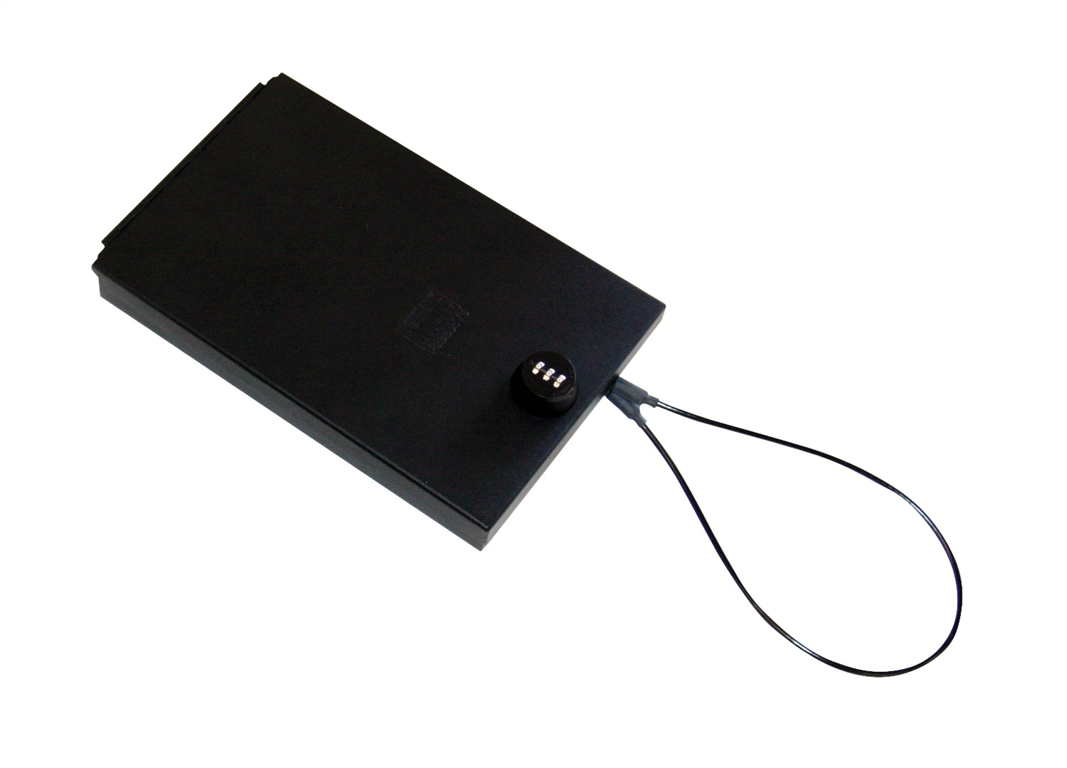 Tuffy Security 303-01 - Portable Safe For Full-Size Pistols Universal Black Includes Security Cable  Security Products