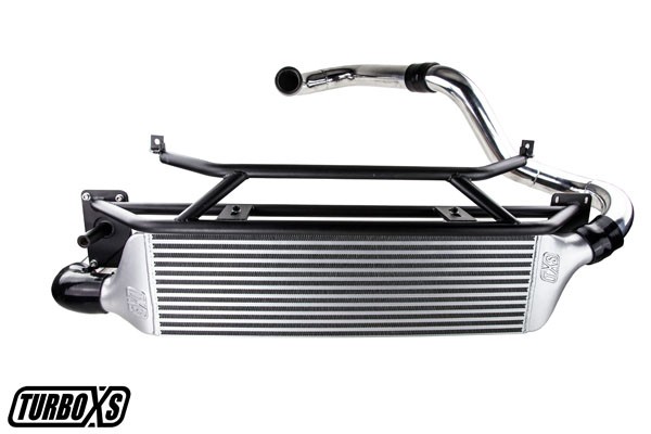 Turbo XS W15-FMIC-POL - FMIC for 15-16 Subaru WRX - Polished Pipes