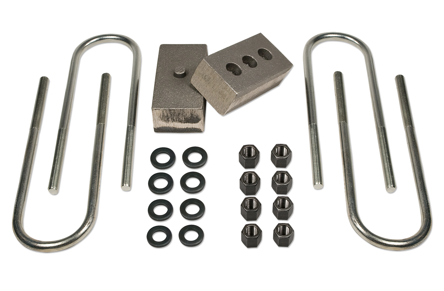 Tuff Country 97050 - 2 Inch Rear Block & U-Bolt Kit 03-13 Dodge Ram 2500 4WD 03-18 Dodge Ram 3500 4WD w/4 Inch Rear Axle