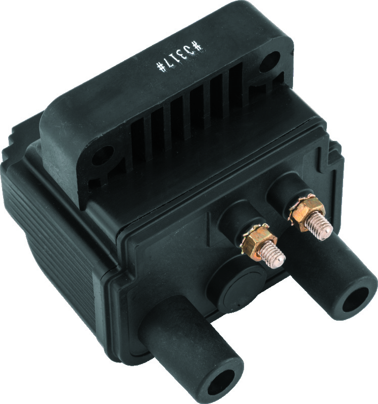 TwinPower 210549 - Twin Power 80-84 Big Twin and XL Mini Ignition Coil Black Replaces H-D 31614-83 3 Ohm