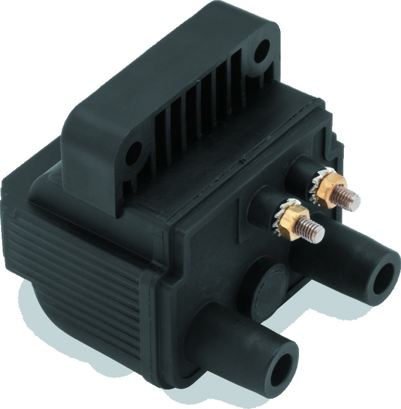 TwinPower 210547 - Twin Power 65-79 Big Twin and XL Mini Ignition Coil Black Replaces H-D 31609-65A 5 Ohm