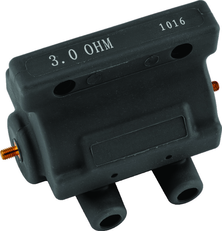 TwinPower 210069 - Twin Power 85-03 Big Twin and XL Ignition Coil Black Replaces H-D 31614-83A 3 Ohm Late Style