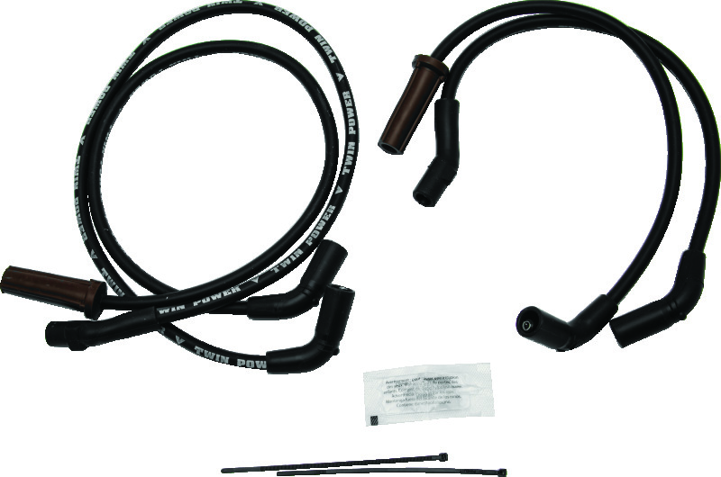 TwinPower 110133 - Twin Power 17-Up M8 Touring Models Black Ignition Wire Set