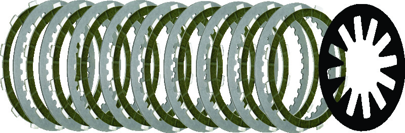 TwinPower 482038 - Twin Power 98-17 Big Twin Exc CVO S.E. and M8 Clutch Kit Extra Plate W/ Heavy Spring