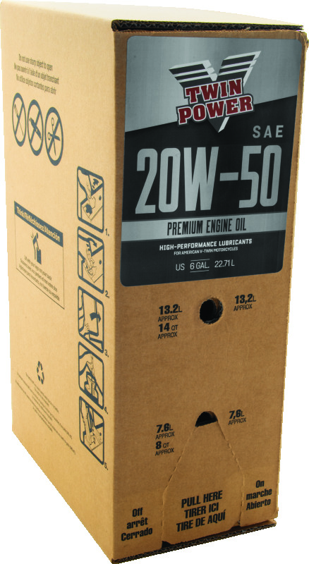 TwinPower 539026 - Twin Power 20W50 Oil 6 Gallon Bag In Box TwinPower 539026 - Twin Power 20W50 Oil 6 Gallon Bag In Box