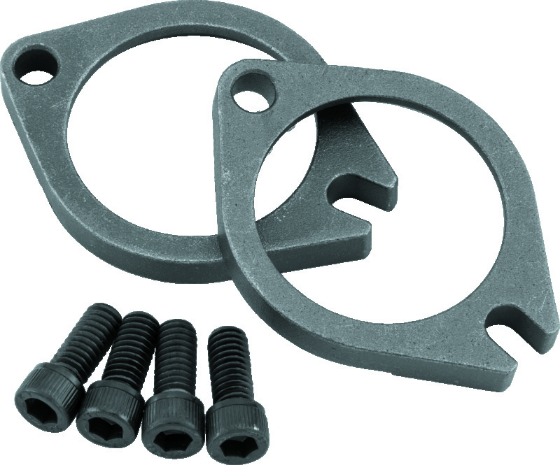 TwinPower 491474 - Twin Power 06-17 Big Twin with EFI Raw EFI Flange Set 50MM