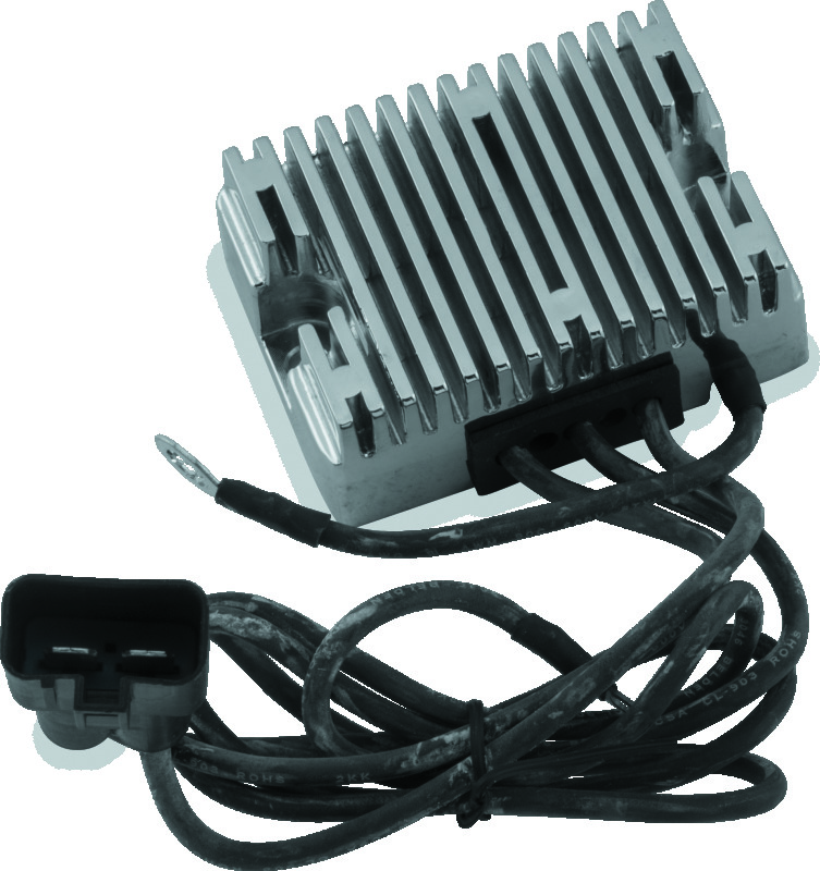 TwinPower 498297 - Twin Power 2000 FXD Voltage Regulator Chrome Replaces H-D 74512-00 38 Amp