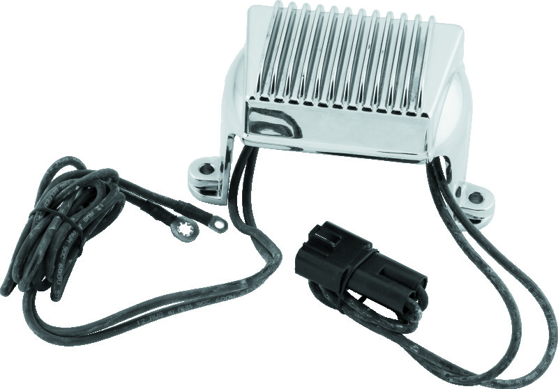 TwinPower 498293 - Twin Power 97-01 FLH FLT Voltage Regulator Chrome Replaces H-D 74505-97