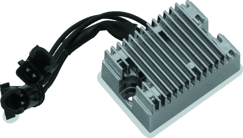 TwinPower 498256 - Twin Power 07-08 XL Voltage Regulator Chrome Replaces H-D 74546-07A 32 Amp