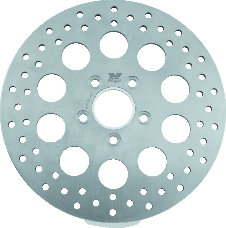 TwinPower 666843 - Twin Power 84-17 Big Twin Exc 08-17 FLH FLT Rear 11.5 Solid Rotor Holes TwinPower 666843 - Twin Power 84-17 Big Twin Exc 08-17 FLH FLT Rear 11.5 Solid Rotor Holes