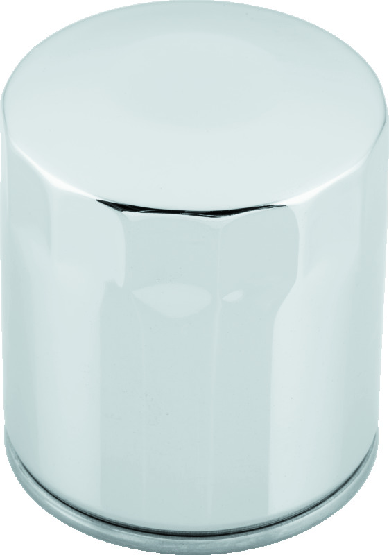 TwinPower 603603 - Twin Power Twin Cam and M8 Chrome Oil Filter Rpls H-D 63798-99 with Backflow Valve