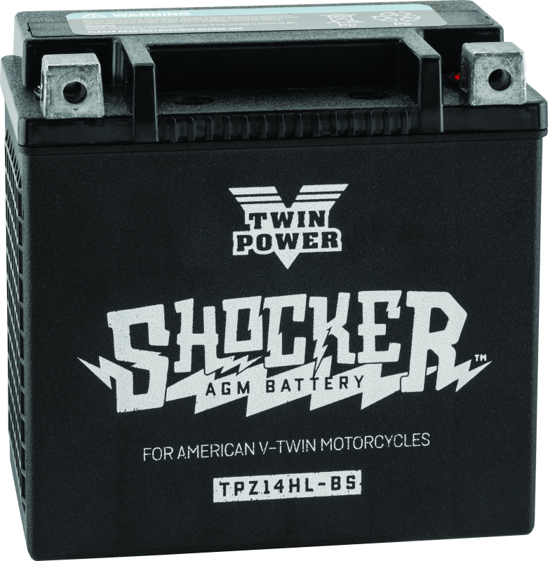 TwinPower 781152 - Twin Power YTX-14L Shocker Battery Replaces H-D 65958-04 220 CCA TwinPower 781152 - Twin Power YTX-14L Shocker Battery Replaces H-D 65958-04 220 CCA