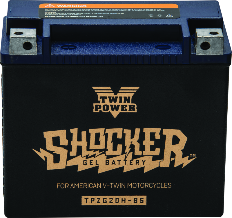 TwinPower 781233 - Twin Power YTX-20H Shocker Gel Battery Replaces H-D 65991-82B 310 CCA