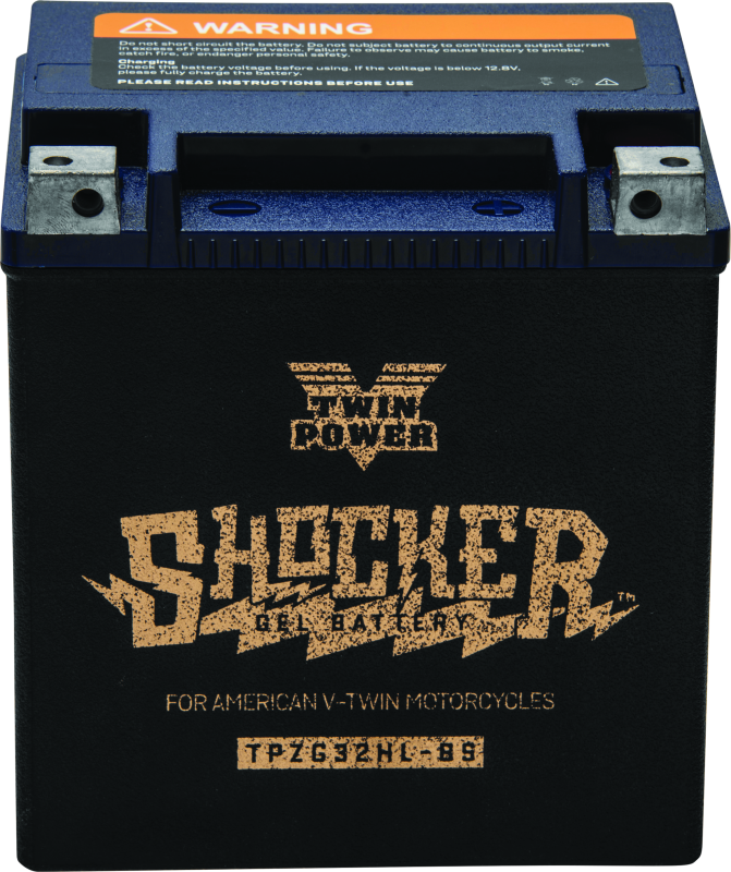 TwinPower 781235 - Twin Power YTX-32HL Shocker Gel Battery Replaces H-D 66010-97A 445CCA