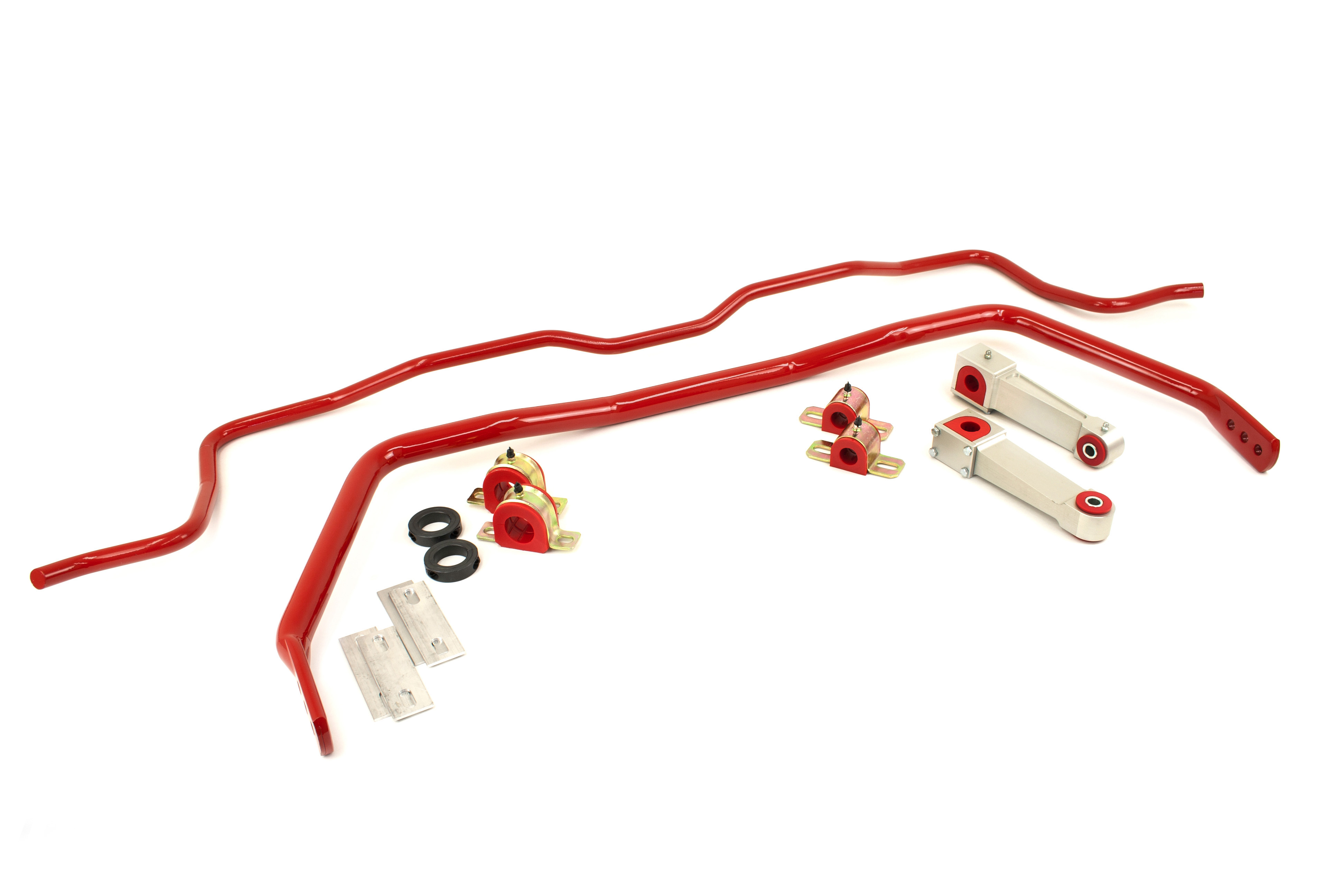 UMI Performance 101213-R - 05-14 Ford Mustang Front & Rear Sway Bar Kit