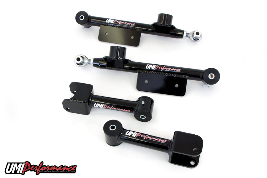 UMI Performance 101416-B - 99-04 Ford Mustang Upper & Lower Rear Control Arms Kit UMI Performance 101416-B - 99-04 Ford Mustang Upper & Lower Rear Control Arms Kit