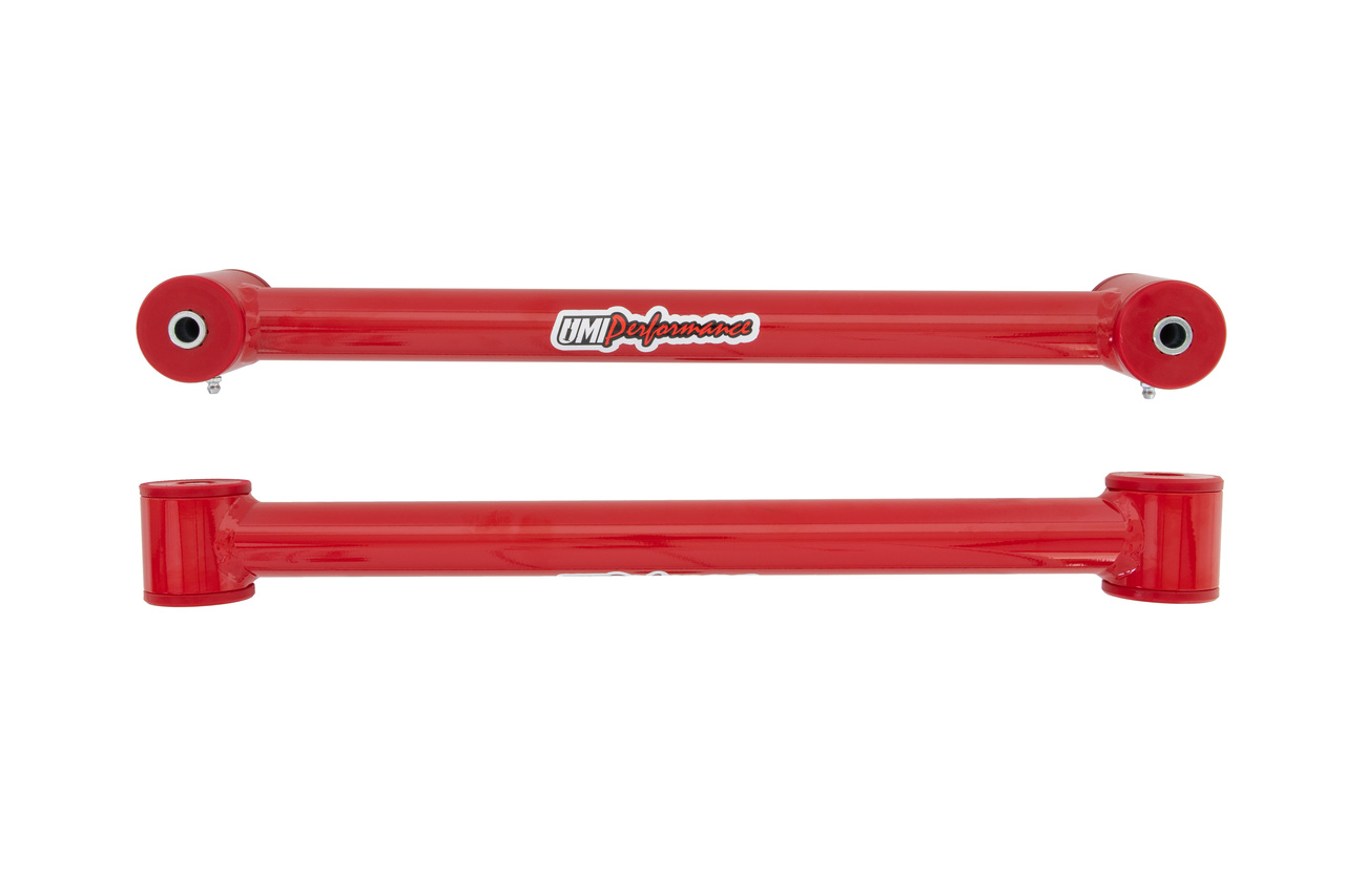 UMI Performance 2015-R - 82-02 GM F-Body Tubular Non-Adjustable Lower Control Arms - Red
