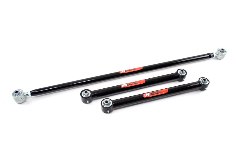 UMI Performance 203438-B - 82-02 F-Body Non Adj. Lower Control Arms Panhard Bar w/ Roto-Joints