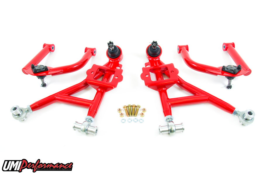 UMI Performance 230011-R - 93-02 GM F-Body Front A-Arm Kit Adjustable Lower Budget Drag UMI Performance 230011-R - 93-02 GM F-Body Front A-Arm Kit Adjustable Lower Budget Drag