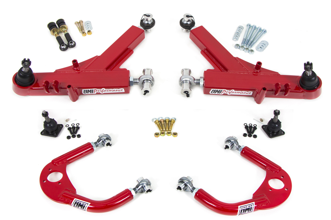 UMI Performance 230910-R - 93-02 GM F-Body A-Arm Kit Road Race Boxed Lower + Adj Upper UMI Performance 230910-R - 93-02 GM F-Body A-Arm Kit Road Race Boxed Lower + Adj Upper