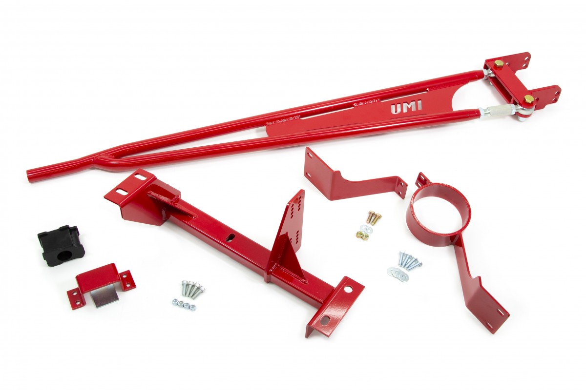UMI Performance 2205740-R - 98-02 GM F-Body Torque Arm Combo Kit- Manual - Red