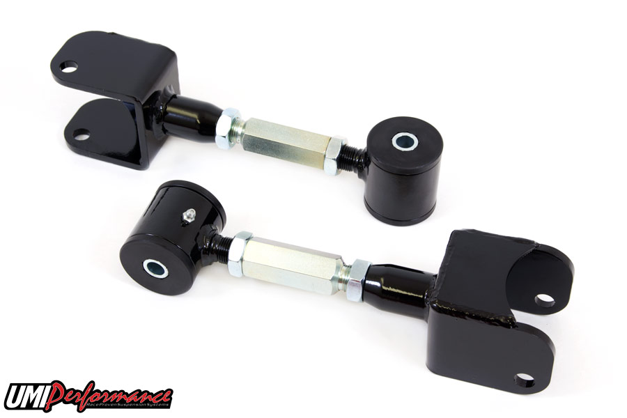 UMI Performance 3025-B - 78-88 GM G-Body Adjustable Upper Control Arms- Poly Bushings